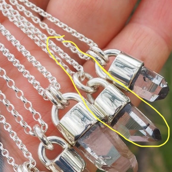 Numi Olive Crystal Quartz Pendant Necklace - Picture 15 of 16
